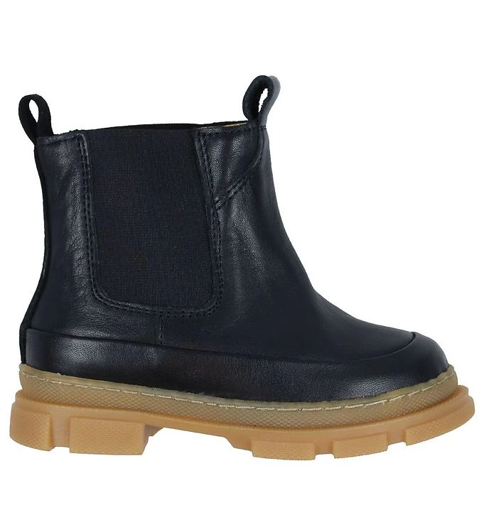 Pom Pom Støvler - Chunky Chelsea Boot - Sort 3 Pom Pom Støvler - Chunky Chelsea Boot - Sort