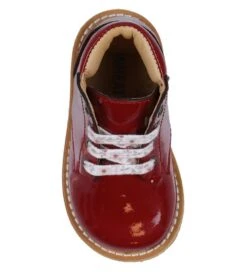 Wheat Støvler - Raden Patent Lace - Rød -Bundgaard Salgsbutik EO438 2