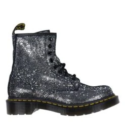 Dr. Martens Støvler - 1460 Metallic Paint Splatter - Sort