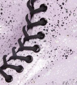 Dr. Martens Støvler - 1460 Metallic Paint Splatter - Lilac -Bundgaard Salgsbutik EU394 4