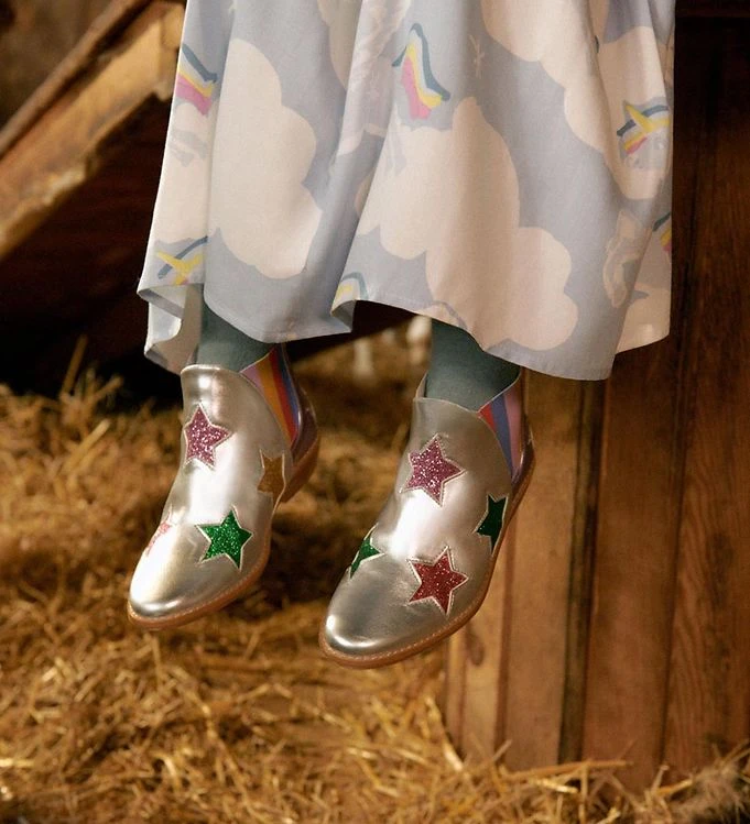 Stella McCartney Kids Støvler - Sølv M. Stjerner 7 Stella McCartney Kids Støvler - Sølv M. Stjerner - Billede 5