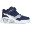 Geox Støvler M. Lys - J Illuminus Boy B - Navy/Silver -Bundgaard Salgsbutik FG624