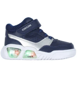 Geox Støvler M. Lys - J Illuminus Boy B - Navy/Silver -Bundgaard Salgsbutik FG624 4