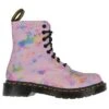 Dr. Martens Støvler - 1460 Pascal - Pink Rainbow Burst Suede -Bundgaard Salgsbutik KM615