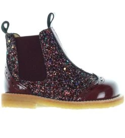 Forside 47 Angulus Støvler - Chelsea - Plum/Bordeaux M. Glimmer